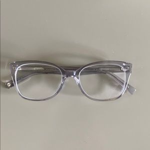 warby parker collis lavender crystal glasses